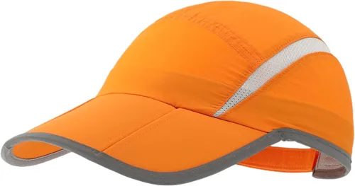 Miniatura 15 de connectyle plegable malla deportes cap con transpirable con rayas reflectantes Sun Runner Cap