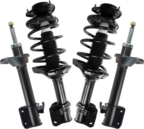 Miniatura 133 de Detroit Axle - Puntales y Amortiguadores para Chevy Traverse Buick Enclave GMC Acadia Saturn Outlook 2007-2012, 2 puntales delanteros con resorte