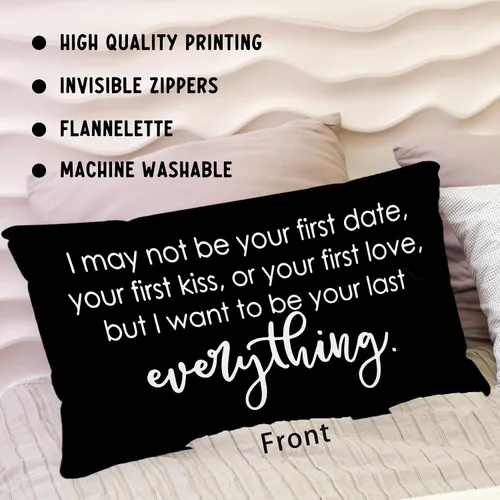 Miniatura 6 de Sufamb Regalos románticos de relaciones de larga distancia, reversible, decoración para el hogar y el dormitorio, funda de almohada de 12 x 20