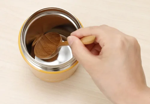 Miniatura 11 de Tiger Thermos - Tarro de sopa aislado al vacío, 12.8 fl oz (12.8 fl oz), térmico, caja Bento, boca ancha, fondo redondo, amarillo azafrán