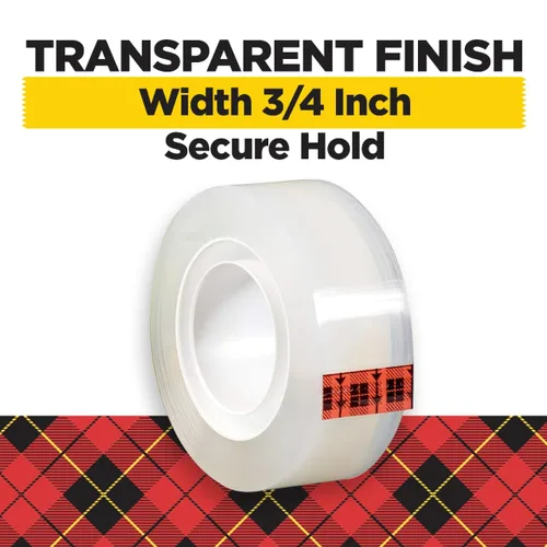 Miniatura 2 de Scotch Super-Hold Tape, 6 rollos, 50% más adhesivo, favorito de confianza, 3/4 x 800 pulgadas, en caja (700S6)