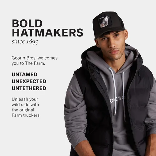 Miniatura 5 de Goorin Bros. The Farm Gorra de béisbol de malla con cierre a presión para hombre