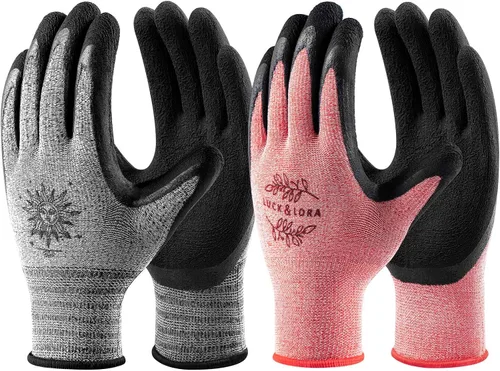 Miniatura 11 de DOFOWORK Gardening Gloves - 6 Pair Gardening Gloves for Women/Men, Breathable Natural Latex Garden Gloves with Grip