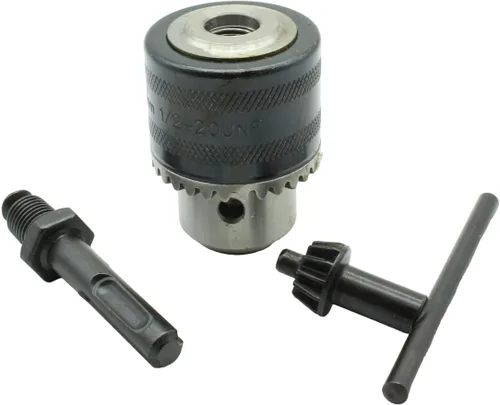 TEMO Adaptador de portabrocas de cambio rápido de 1/2 pulgada con vástago SDS Plus para herramienta de conversión de convertidor de martillo