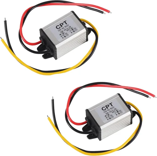 Miniatura 7 de Convertidor Buck de 12 V a 9 V 2 A, convertidor de potencia para automóvil, regulador de voltaje reductor de corriente CC, módulo de fuente