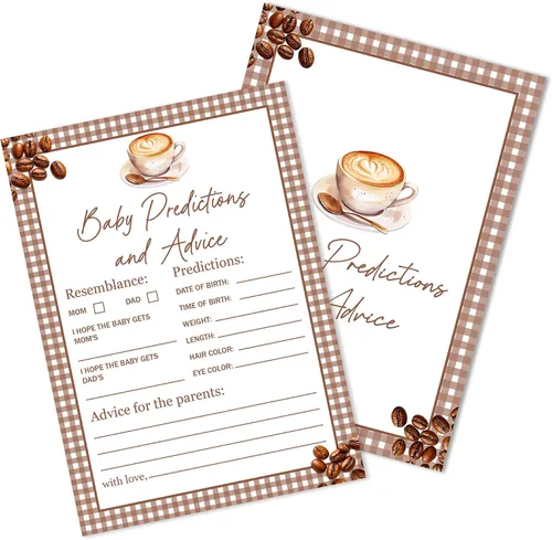 Miniatura 9 de Baby Feud - Juego de baby shower, estilo café, divertidas tarjetas de relleno para niños y niñas, decoración de mesa de fiesta de revelación