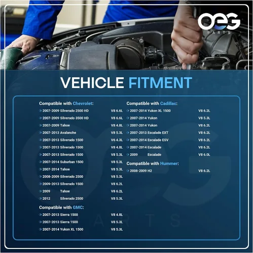 Miniatura 4 de OEG Parts Nuevo alternador 160A de alto rendimiento compatible con Cadillac Escalade, GMC Yukon, Chevy C K Silverado Truck 6.2 6.2L 2007 2008 2009