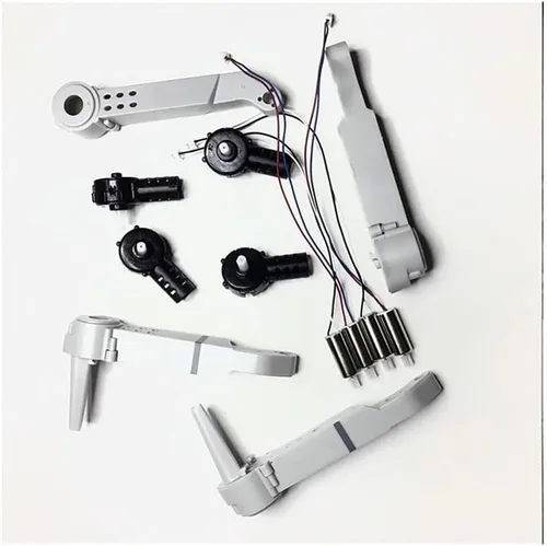 Miniatura 2 de Ajuste para S85 E88 S89 PRO RC Quadcopter Drone Accesorios para E88 teng1 E88 Pro Brazo plegable con engranajes Motor Motores Protector Piezas