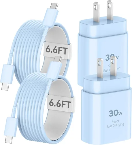 Miniatura 10 de Cable de carga rápida USB C a USB C de 10 pies de largo, cable de carga rápida tipo C para iPhone 17/17 Pro/17 Pro Max/16/16 Pro/16 Pro Max/15/15