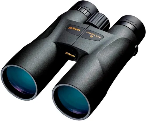 Nikon PROSTAFF 5 prismáticos de 0.394 x 1.969 in, óptica multicapa de alta definición, impermeables, a prueba de niebla, ligeros, para exteriores,