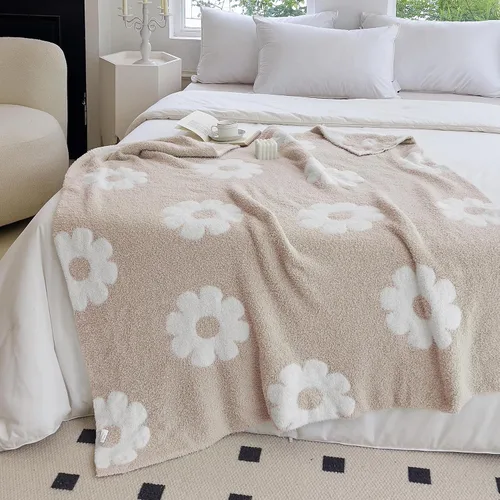 Miniatura 9 de NIDITW - Manta ultrasuave y acogedora de Navidad, cobija de microfibra tejida, muy ligera y esponjosa, de forro polar, para sofá, sofá cama, 50 x 60