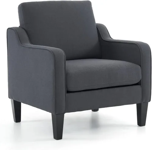 Miniatura 44 de VINGLI Juego de 2 Sillas de Acento Modernas, Sillas Beige para Sala de Estar, Sillón Cómodo para Dormitorio, Silla de Sofá Tapizada, Silla