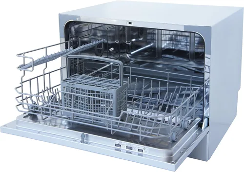 Miniatura 8 de SPT SD-2225DW Lavavajillas de encimera con arranque retardado y LED, blanco, blanco