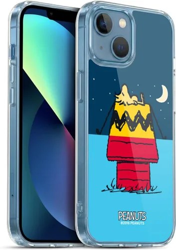 Miniatura 253 de Head Case Designs Funda de gel con licencia oficial de Peanuts Snoopy & Woodstock Halfs and Laughs [protección de grado militar] compatible