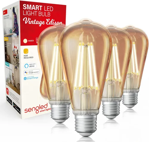 Miniatura 13 de Sengled - Bombilla inteligente, requiere hub Zigbee, bombilla de luz inteligente compatible con Alexa, Google Home, SmartThings, Homekit y Siri