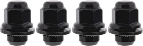 DPAccessories Tuercas negras | Reemplazo compatible para Toyota-Lexus | 90084-94001, 90942-A1009, 90942-01033 | Ruedas de fábrica/OEM | Paquete de 4
