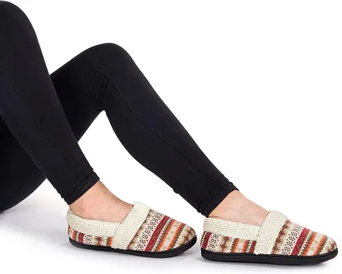 Miniatura 2 de RockDove Womens Nordic Sweater Knit Slipper