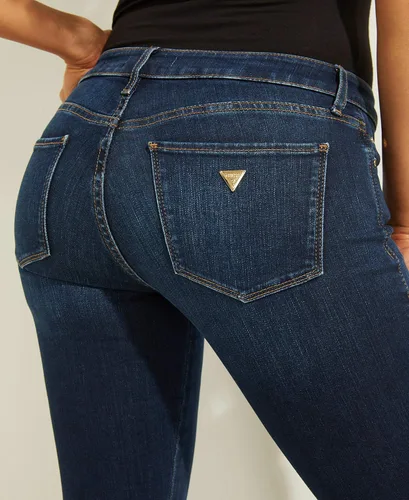 Miniatura 7 de GUESS Jeans ajustados y elásticos de tiro medio para mujer
