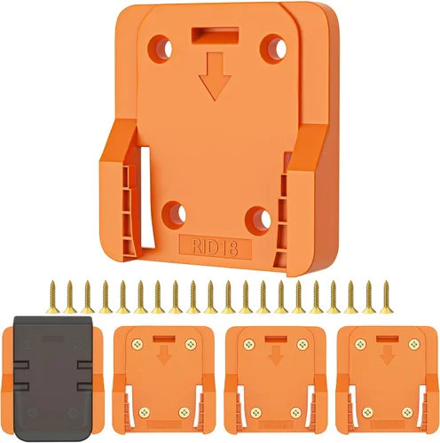 Miniatura 10 de Soporte de montaje de batería compatible para baterías Makita de 18V, colgador de montaje en pared para BL1860 BL1850 BL1840 BL1830, organiza tu
