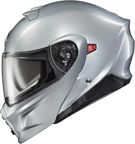 Miniatura 10 de ScorpionEXO GT930 - Casco integral de motocicleta Transformer para adultos con bolsillos para altavoces con Bluetooth, aprobado por DOT y ECE, Negro