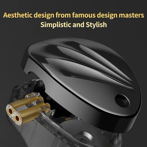 Miniatura 8 de KZ Krila - Audífonos híbridos sintonizables de 4 niveles, KZ HiFi BA DD con graves pesados, auriculares inalámbricos desmontables