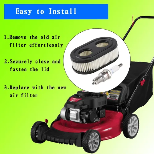 Miniatura 3 de Juego de filtros de aire de cortacésped premium para Troy-Bilt TB110 TB115 TB200 TB230 TB330 TB370 Walk Behind Lawn Mower