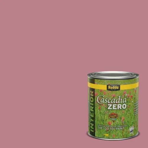 Miniatura 161 de Rodda Paint CASCADIA ZERO - Pintura satinada e imprimación para interiores en uno, 1 galón, Lady Flower Flor de señora