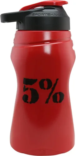 Miniatura 8 de 5% Nutrition Rich Piana Gym - Botella mezcladora de proteínas, se adapta a la mayoría de los portavasos, a prueba de fugas, línea de medición