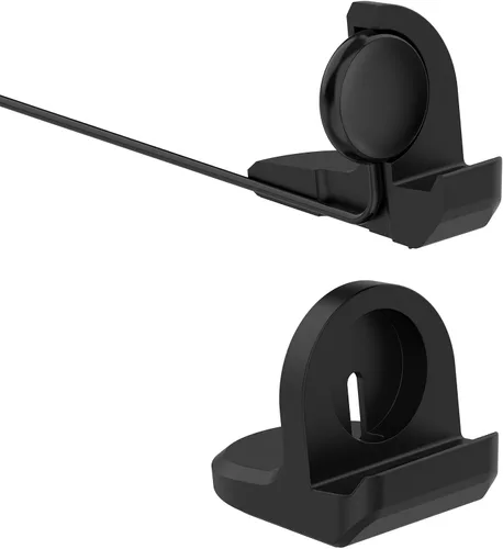 Miniatura 8 de Soporte de carga USB negro compatible con Google Pixel Watch, base de estación de carga con cable USB de 3.3 pies, accesorio de repuesto para Google