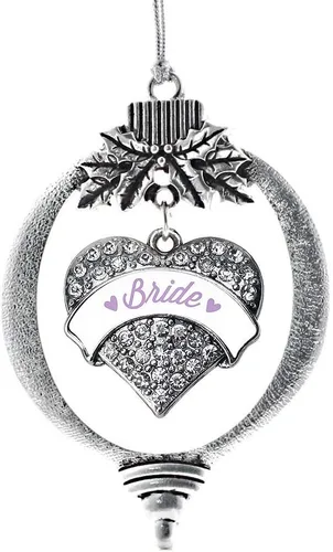 Miniatura 70 de Inspired Silver - Adorno con dije de hermana gemela - Adornos navideños de plata con circonitas cúbicas