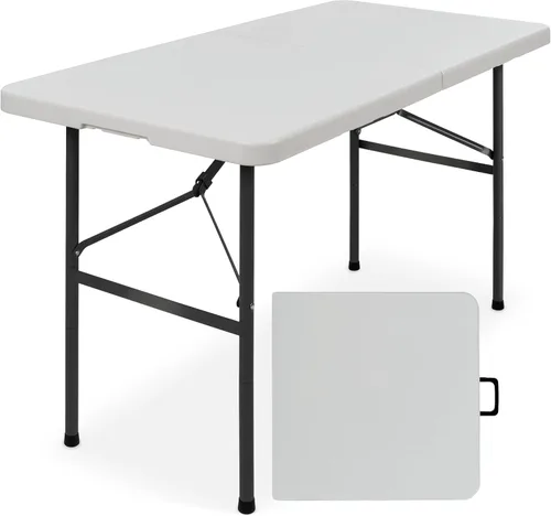 Miniatura 15 de Best Choice Products Mesa plegable de plástico de 6 pies, para interiores y exteriores, resistente, portátil, con asa, seguro para picnic, fiesta