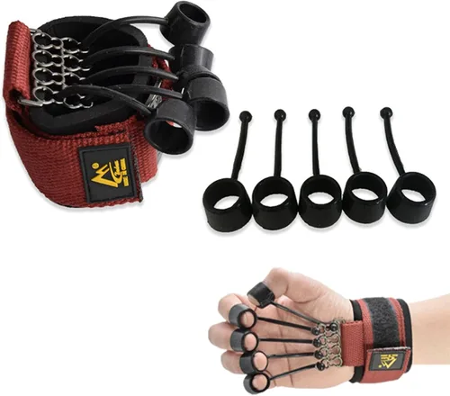Ejercitadores de dedos y mano para fortalecedor de agarre de fuerza, entrenamiento con alfa Gripz Trainer Stretcher, equipo de fortalecimiento para