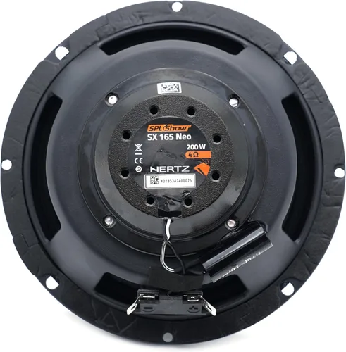Miniatura 8 de HERTZ SPL Show Series SX-165-NEO 6.5" Altavoces coaxiales SPL bidireccionales con imanes Neo e impermeabilización UV