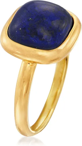 Miniatura 3 de Ross-Simons Square Lapis Ring in 18kt Gold Over Sterling