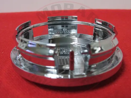 Miniatura 3 de Tapa central de neumático cromada con logo Dodge OEM Mopar, 5PN4 9SZ0 AA