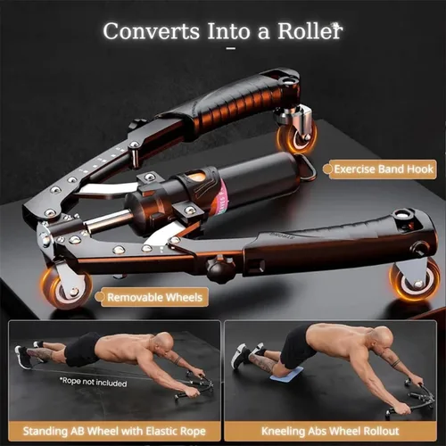 Miniatura 5 de Máquina de prensa de pecho, tornado de potencia hidráulica, ajustable de 22 a 440 libras, entrenamiento de pecho de brazo de potencia hidráulica