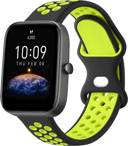 Miniatura 10 de Vanjua Correas deportivas para Amazfit Bip 3 / 3 Pro / U Pro / Lite / S / S lite / U Band mujeres hombres, correa de repuesto de silicona suave