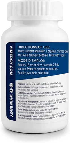 Miniatura 2 de Vimergy MSM con cápsulas de sílice + calcio, 120 porciones, apoya la salud ósea, promueve la salud del cabello y las uñas, sin OMG, sin gluten