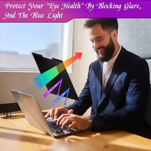 Miniatura 5 de PYS Filtro de Pantalla de Privacidad Magnético para Laptop de 15.6 Pulgadas 16:9 - Protector de Privacidad de Pantalla de Computadora Desmontable