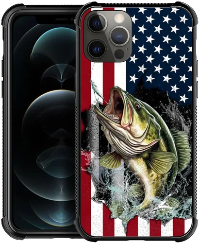 Miniatura 63 de DAIZAG Compatible con iPhone 13 Pro Max, Funda de TPU Protectora Anti-Arañazos Todo En Uno, Fundas para Hombre Mujer - Motivo de Madera Americana