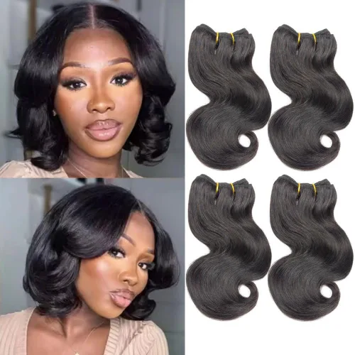 Miniatura 86 de Extensiones de pelo rizado brasileño de Selina, pelo virgen brasileño, 100 gramos/paquete, color natural (16 pulgadas, rizado)