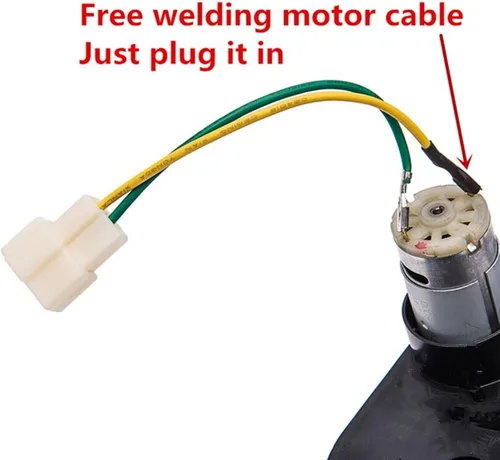 Miniatura 6 de Caja de cambios 12V390 16000RPM con motor de CC, motor RS390 12V con caja de engranajes Niños Paseo eléctrico en piezas de repuesto para automóviles