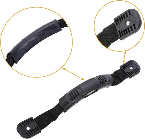 Miniatura 3 de 2 manijas de montaje lateral de canoa para kayaks con accesorios de soporte de paleta de cuerda elástica + 2 ganchos en J con kit de herramientas