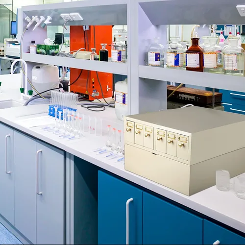 Miniatura 2 de 4E's USA Gabinete de almacenamiento deslizante - Almacenamiento modular con 6 cajones con capacidad para hasta 5,000 toboganes de laboratorio