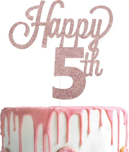 Miniatura 35 de LINGTEER - Decoración para pastel con texto "Happy Birthday 100", color negro