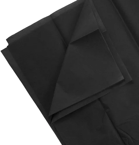 Miniatura 8 de RUSPEPA Papel de seda para envolver regalos, papel de seda negro para envoltura de regalo, manualidades de arte, bricolaje, bolsas de paquete