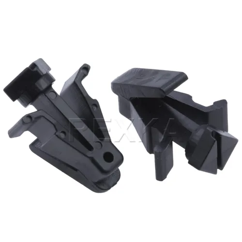 Miniatura 5 de Rexka 10 piezas de clip de rejilla para cubierta de parachoques compatible con Nissan Infiniti 76882-0M060 Titan 240SX Altima Cube Frontier Krom SL