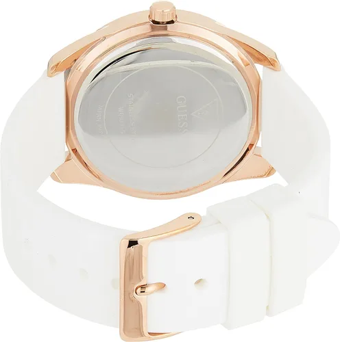 Miniatura 2 de Guess G Twist Reloj de señoras de correa de silicona con esfera blanca W0911L5