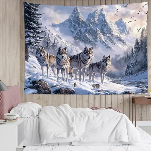 Miniatura 15 de HVEST Tapiz de mariposa para decoración de habitación, mariposas azules de fantasía en cielo estrellado, tapiz para colgar en la pared, tapiz negro