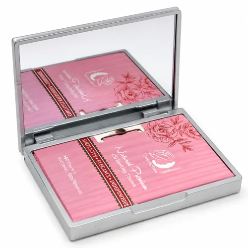Miniatura 6 de Pañuelos naturales absorbentes de grasa facial, hojas de papel para eliminar manchas de grasa facial Bambú-Carbón vegetal
